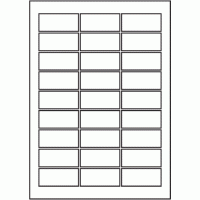 830 - SR-A3 Label Size 90mm x 40mm - 27 labels per sheet