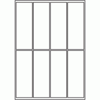 833 - A3 Label Size 200mm x 69mm - 8 labels per sheet