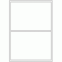 408 - Label Size 200mm x 140mm - 2 labels per sheet