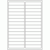 423 - Label Size 97mm x 20mm - 28 labels per sheet