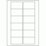 426 - Label Size 77mm x 46.5mm - 12 labels per sheet