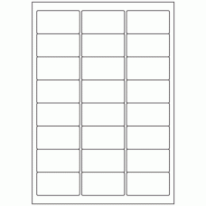 443 - Label Size 63.5mm x 34mm - 24 labels per sheet