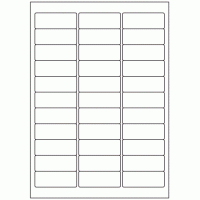 444 - Label Size 63.5mm x 24mm - 33 labels per sheet