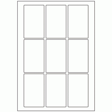 446 - Label Size 55mm x 90mm - 9 labels per sheet 