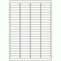 454 - Label Size 48mm x 12mm - 92 labels per sheet