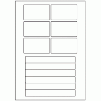 494 - Label Size Video Set - 6 sets per sheet