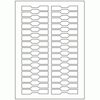 503 - Label Size 80mm x 15mm - 30 labels per sheet