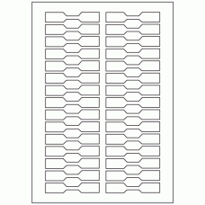 503 - Label Size 80mm x 15mm - 30 labels per sheet 