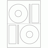 504 - Label Type - CD - 2 sets per sheet