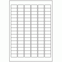 507 - Label Size 30mm x 16mm - 96 labels per sheet