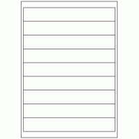 513 - Label Size 200mm x 30mm - 9 labels per sheet