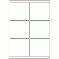 524 - Label Size 99.1mm x 93.1mm - 6 labels per sheet