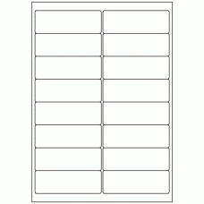 527 - Label Size 99.1mm x 34mm - 16 labels per sheet