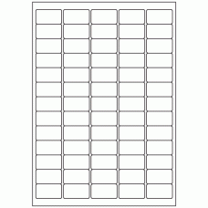 529 - Label Size 38.1mm x 21.2mm - 65 labels per sheet 