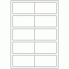 540 - Label Size 97mm x 50mm - 10 labels per sheet 