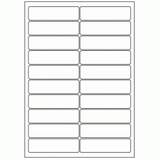 541 - Label Size 97mm x 26mm - 20 labels per sheet 