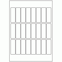 550 - Label Size 23mm x 73mm - 24 labels per sheet