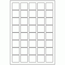 562 - Label Size 33mm x 33mm - 40 labels per sheet 