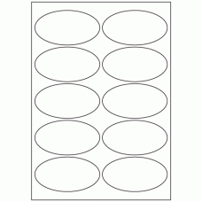 568 - Label Size 98mm x 52mm - 10 labels per sheet