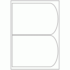 569 - Label Size 200mm x 136mm - 2 labels per sheet 