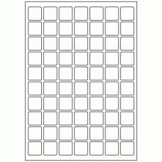 576 - Label Size 25mm x 25mm - 70 labels per sheet 