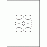 583 - Label Size 55mm x 25mm - 8 labels per sheet