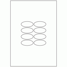 583 - Label Size 55mm x 25mm - 8 labels per sheet