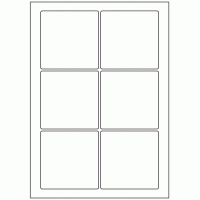 590 - Label Size 88mm x 88mm - 6 labels per sheet