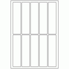 602 - Label Size 140mm x 35mm - 10 labels per sheet 