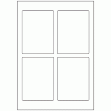 607 - Label Size 117.5mm x 87mm - 4 labels per sheet 