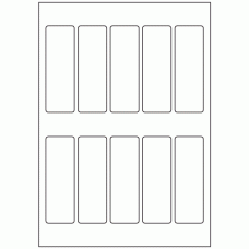 611 - Label Size 105.2mm x 35mm - 10 labels per sheet 