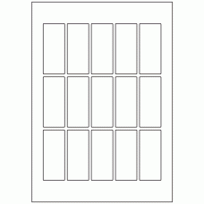 635 - Label Size 75mm x 32mm - 15 labels per sheet 