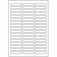 641 - Label Size 60mm x 11mm - 51 labels per sheet