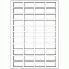 652 - Label Size 43mm x 21mm - 44 labels per sheet 