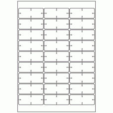 934 - Label Size 67mm x 27mm - 27 labels per sheet 