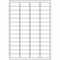 345 - Label Size 48mm x 20mm - 56 labels per sheet