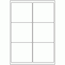 351 - Label Size 99.1mm x 93.1mm - 6 labels per sheet 