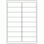 354 - Label Size 99.1mm x 34mm - 16 labels per sheet