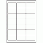 355 - Label Size 63.5mm x 38.1mm - 21 labels per sheet