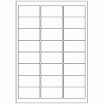 363 - Label Size 64mm x 33.9mm - 24 labels per sheet