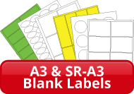 A3 and SR-A3 Blank Labels